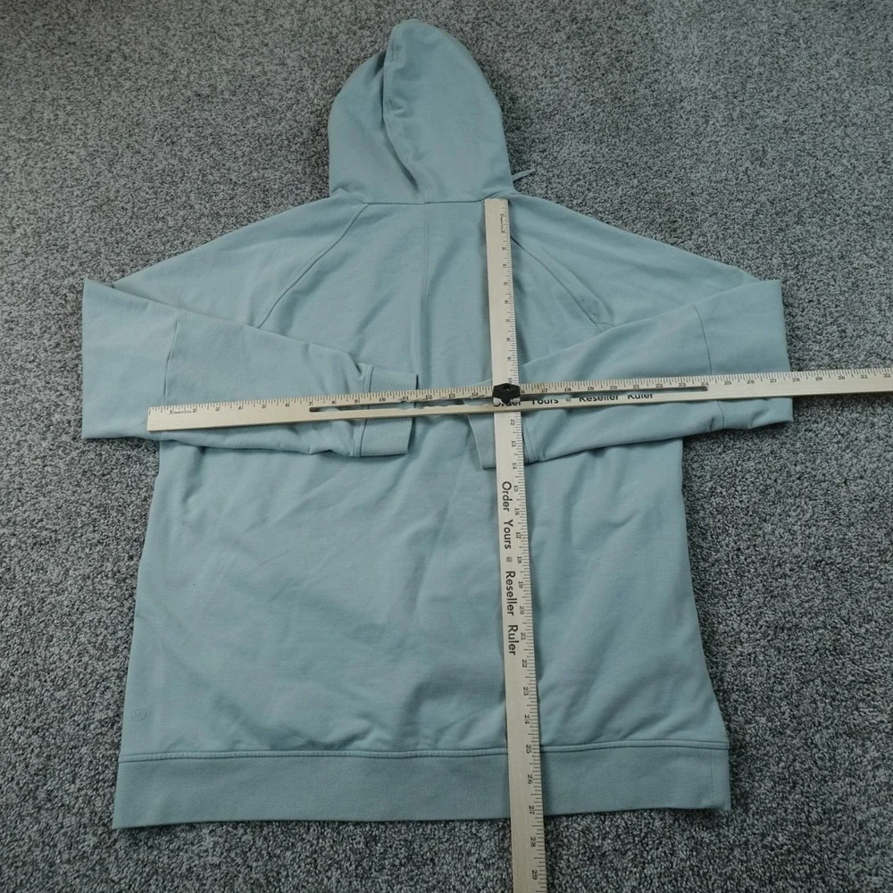 Lululemon Hoodie Mens XL Blue Teal Green City Sweat Pullover Sweatshirt Athletic